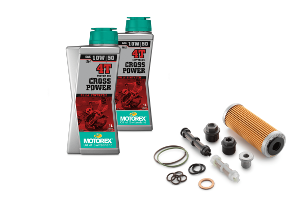 Oil filter kit + oil 400/530 EXC-R/EXC/450 XCR-W 2008-2011