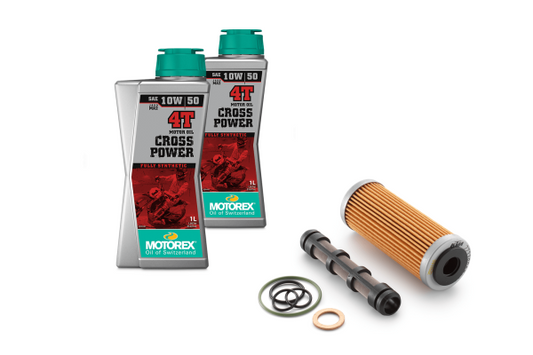 Oil filter kit + oil 350 SX-F/EXC-F/XCF-W and Freeride 2012-