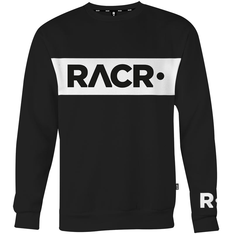 KIDS SWEATER RACR BLACK SIZE 146 + 164