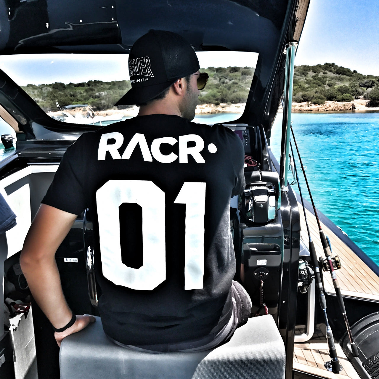 T-SHIRT RACR 01 BLACK