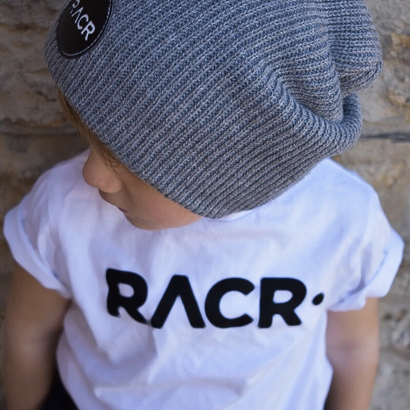 KIDS T-SHIRT RACR WHITE SIZE 128 + 146