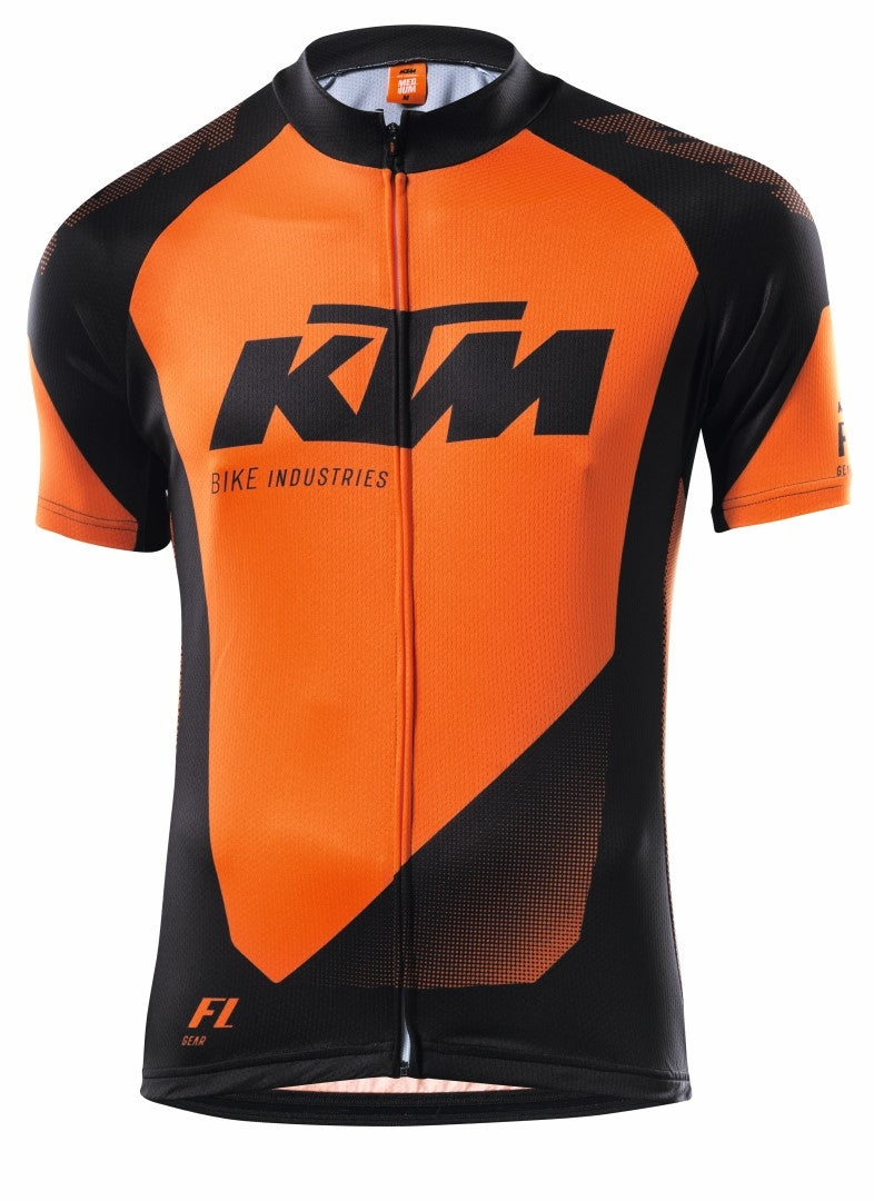 FACTORY KIDS II RACE JERSEY SHORTSLEEVE BLACK/ORANGE SIZE 140