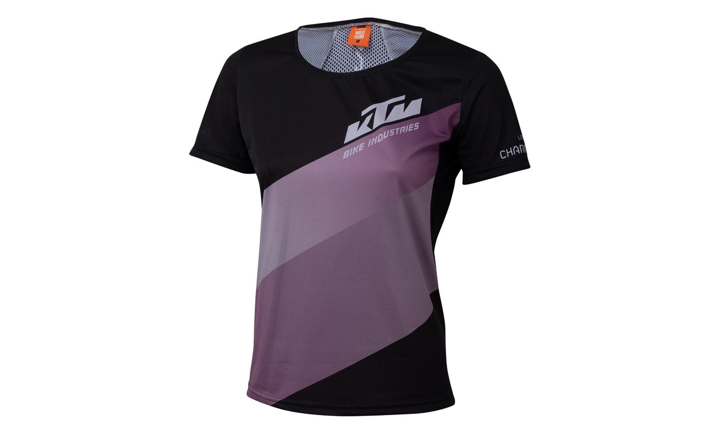 KTM Lady Character Jersey shortsleeve Black/Grey/Plum SIZE M