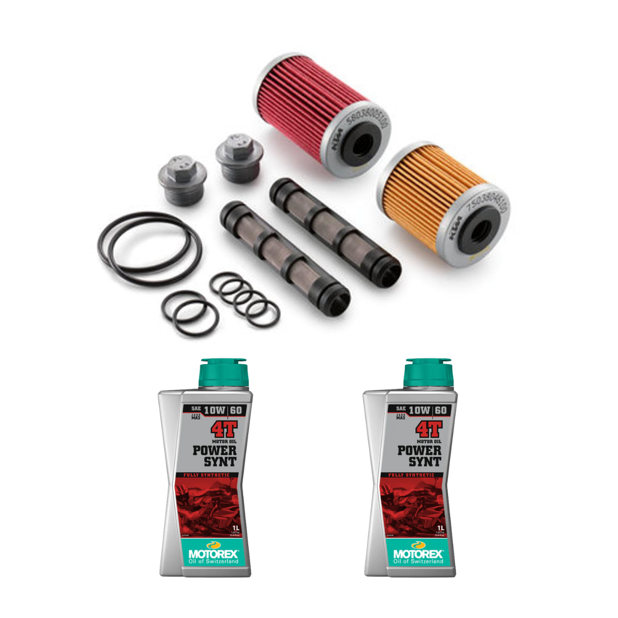 Oil filter kit + oil 690 DUKE/ENDURO/SMC 2012-2023