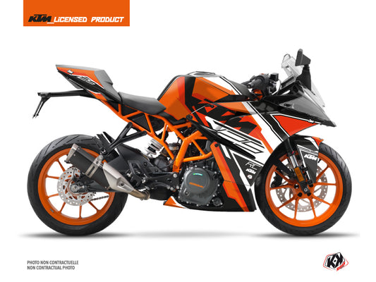 KTM 125 RC Street Bike Crux Graphic Kit Orange