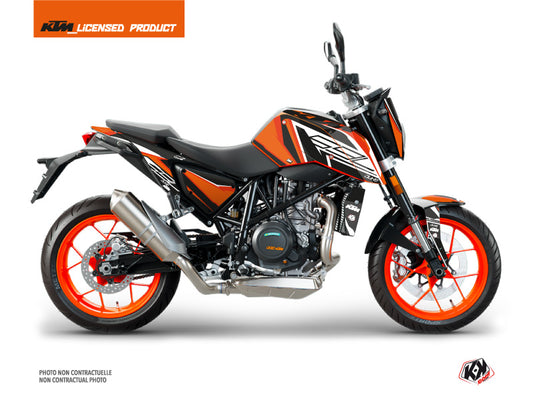 KTM Duke 690 Street Bike Crux Graphic Kit Orange