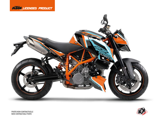 KTM Super Duke 990 Street Bike Crux Graphic Kit Orange Blue