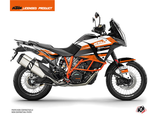 KTM 1290 Super Adventure R Street Bike Eskap Graphic Kit Orange White