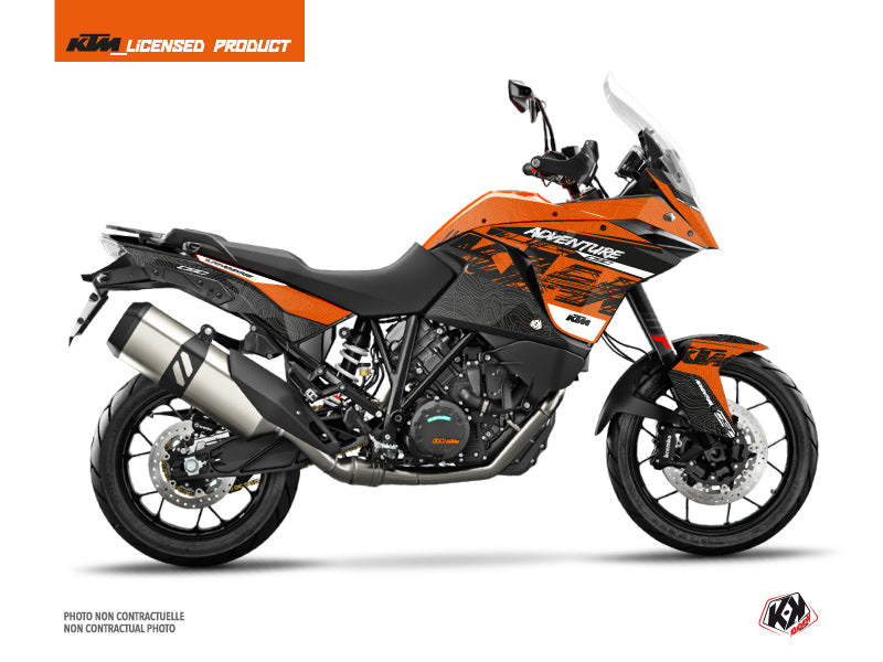 KTM 1090 Adventure Street Bike Gear Graphic Kit Orange