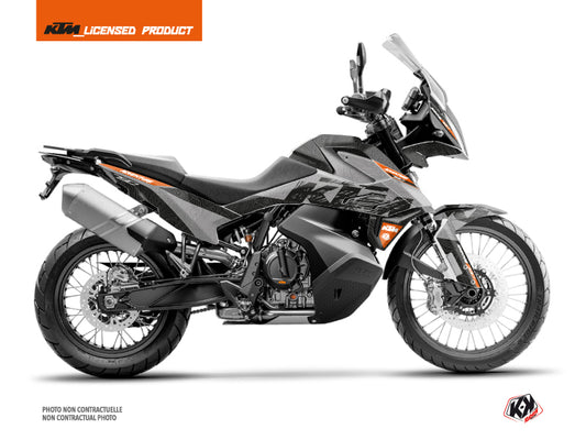 KTM 790 Adventure Street Bike Gear Graphic Kit Grey Orange