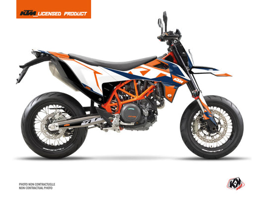 KTM 690 SMC R Street Bike Gravity Graphic Kit Blue