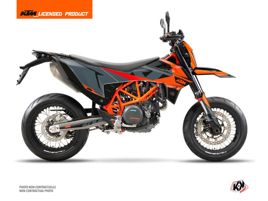 KTM 690 SMC R Street Bike Gravity Graphic Kit Grey