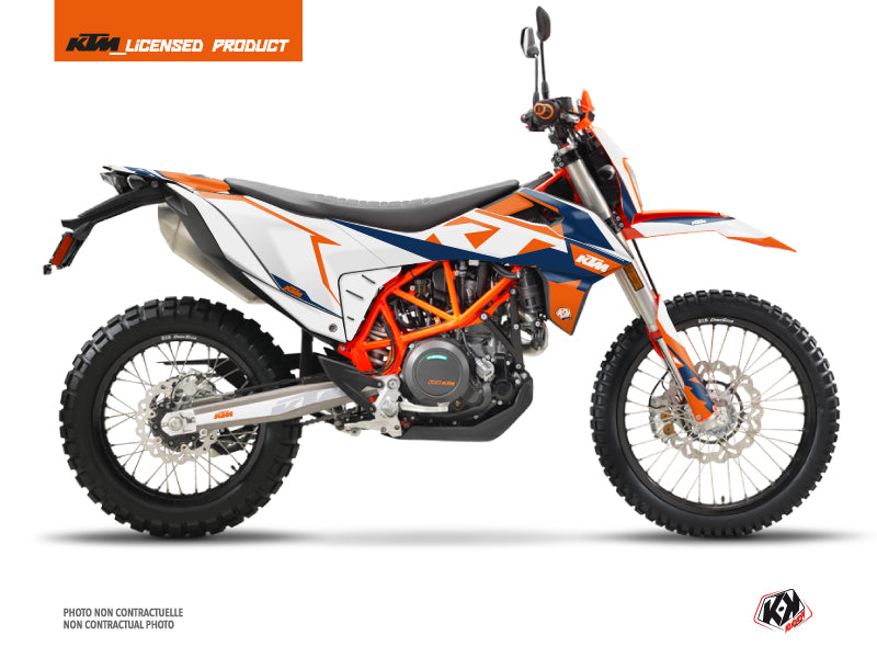 KTM 690 ENDURO R Street Bike Gravity Graphic Kit Blue