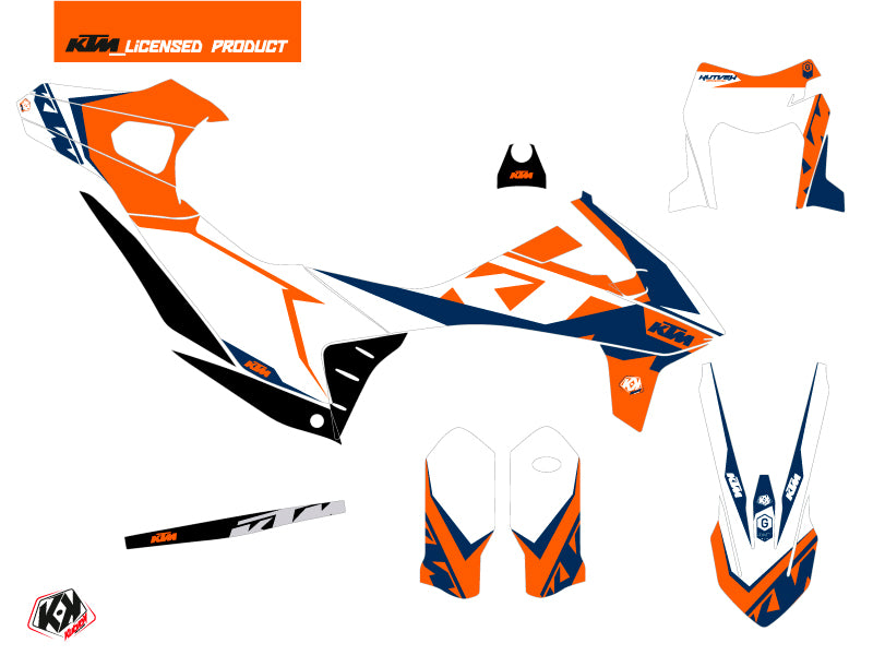 KTM 690 ENDURO R Street Bike Gravity Graphic Kit Blue