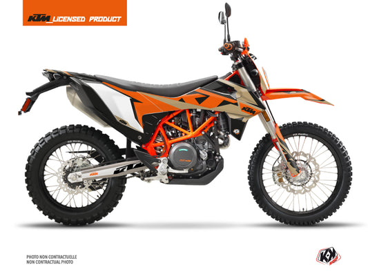 KTM 690 ENDURO R Street Bike Gravity Graphic Kit Orange Sand