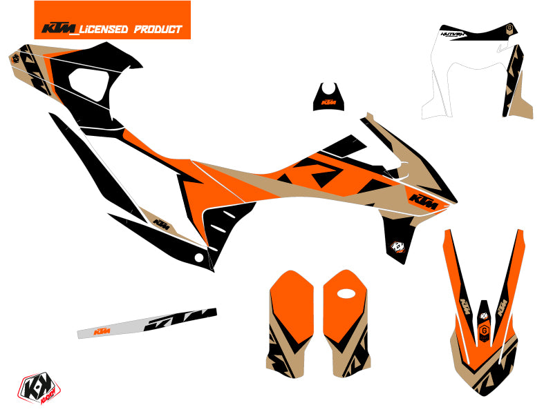 KTM 690 ENDURO R Street Bike Gravity Graphic Kit Orange Sand