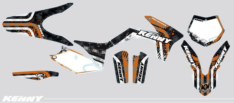 KTM EXC-EXCF Dirt Bike Kenny Graphic Kit