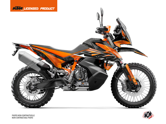 KTM 790 Adventure R Street Bike Kombat Graphic Kit Orange