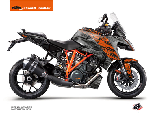 KTM Super Duke 1290 GT Street Bike Krav Graphic Kit Orange Black