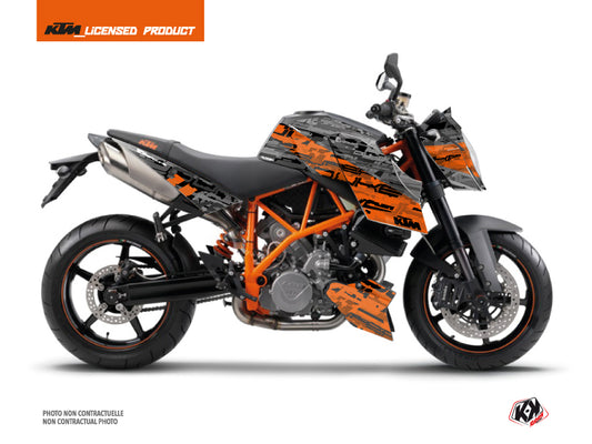 KTM Super Duke 990 Street Bike Krav Graphic Kit Orange Black