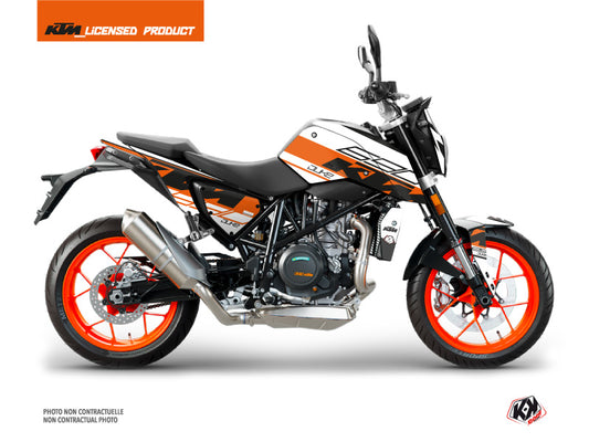 KTM Duke 690 Street Bike Mass Graphic Kit Orange