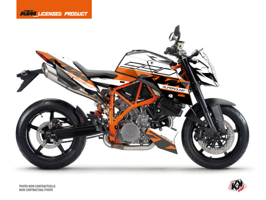 KTM Super Duke 990 R Street Bike Mass Graphic Kit Orange