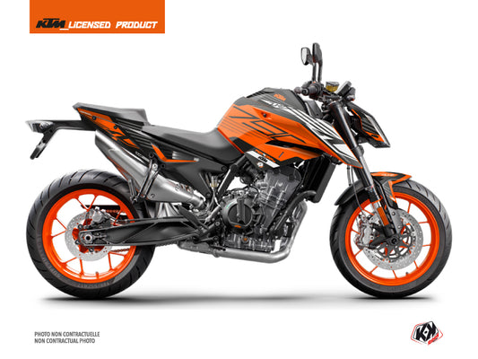 KTM Duke 790 Street Bike Perform Graphic Kit Orange Black 