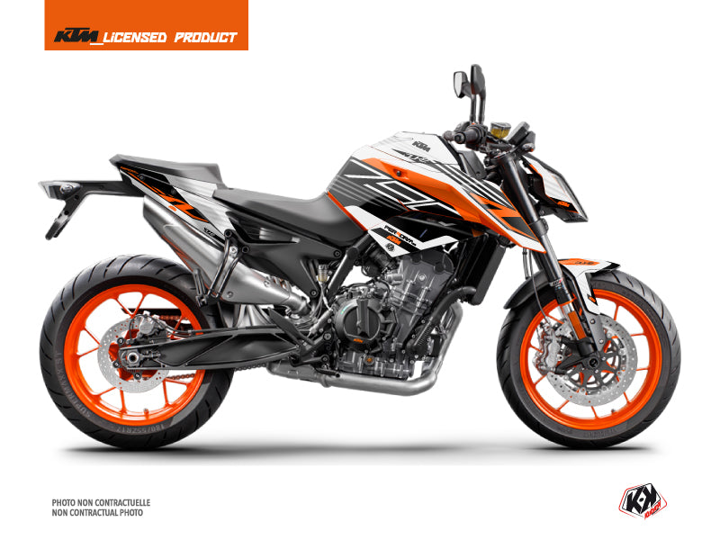 KTM Duke 790 Street Bike Perform Graphic Kit Black White