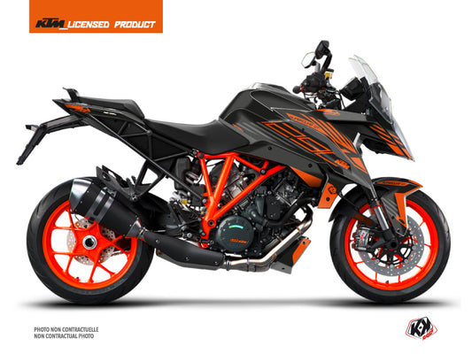 KTM Super Duke 1290 GT Street Bike Perform Graphic Kit Black Orange