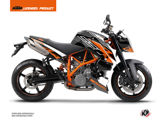 KTM Super Duke 990 Street Bike Perform Graphic Kit Black White