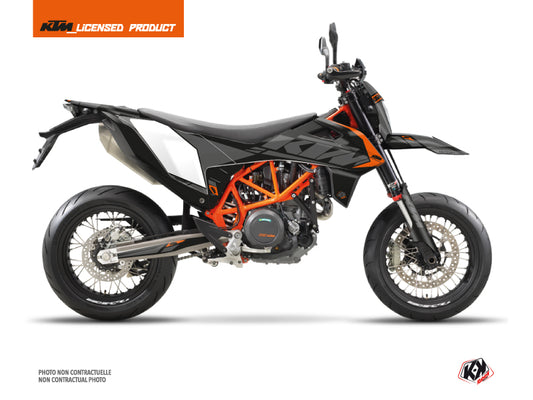 KTM 690 SMC R Street Bike Reflex Graphic Kit Black