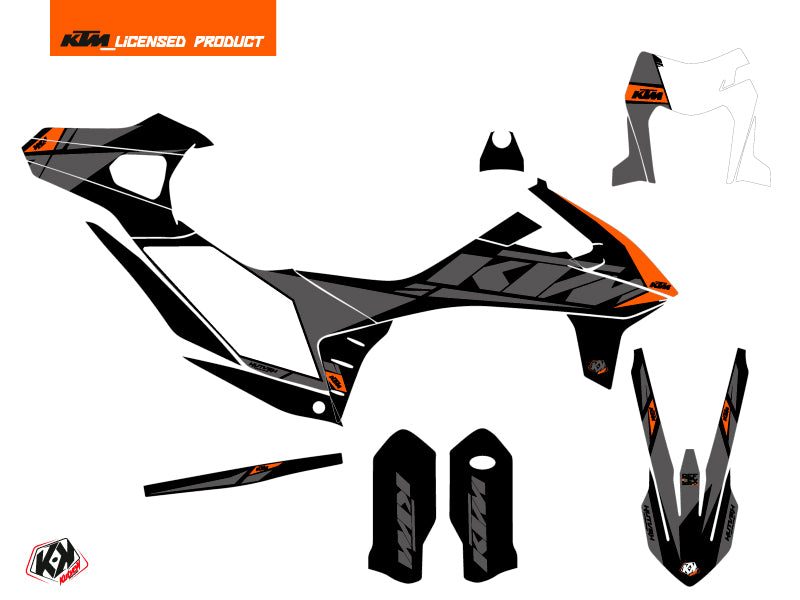 KTM 690 ENDURO R Street Bike Reflex Graphic Kit Black