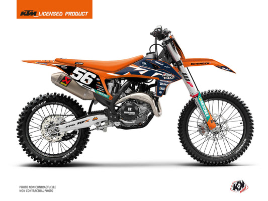 KTM 125 SX Dirt Bike Replica Team Elite Moto 15 K22 Graphic Kit