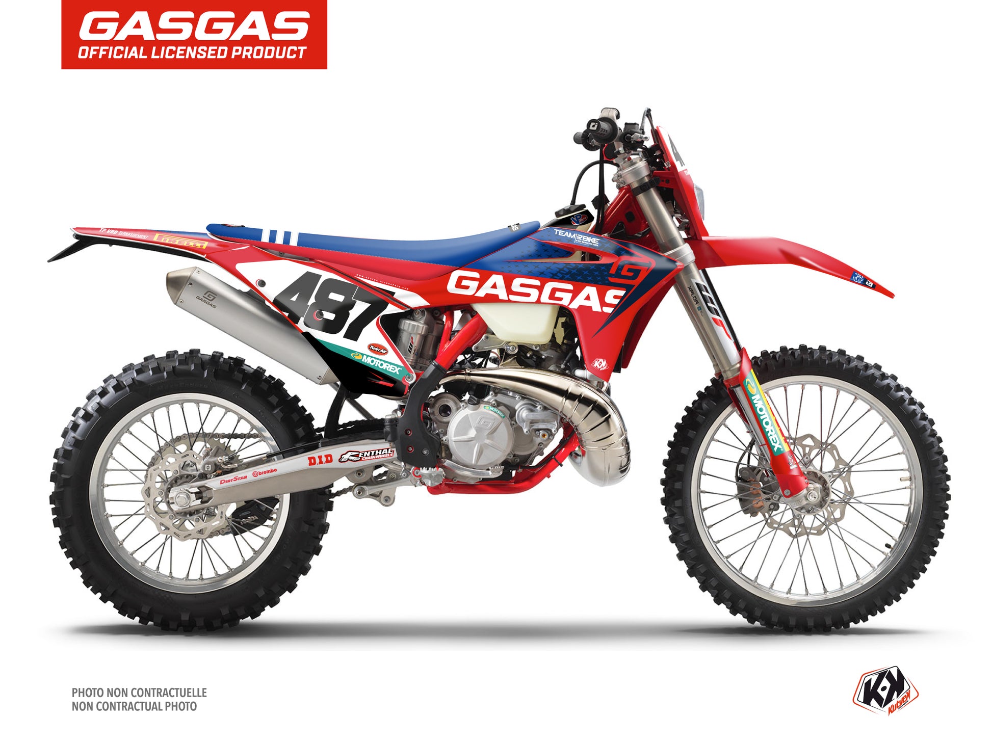 GASGAS EC Dirt Bike Replica Team RBike Graphic Kit