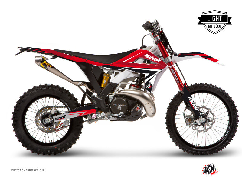 GASGAS 250 ECF Dirt Bike Stage Graphic Kit Red LIGHT - Light versie