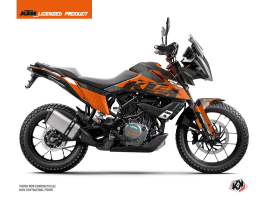 KTM 390 Adventure Street Bike Gear Graphic Kit Orange - 2020-2023