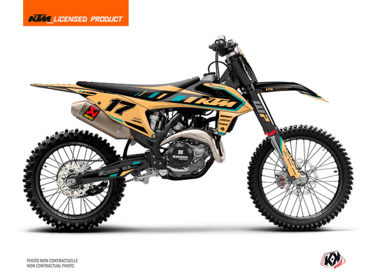 KTM 300 XC Dirt Bike Keystone Graphic Kit Sand  - 2023