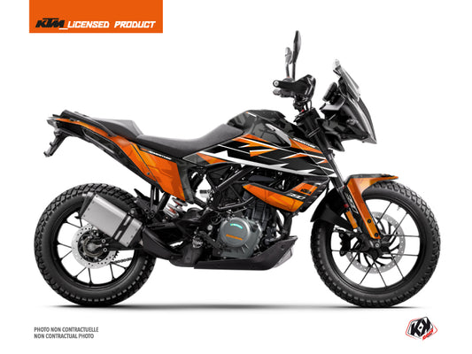 KTM 390 Adventure Street Bike Kombat Graphic Kit Orange - 2020-2023