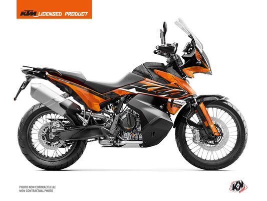 KTM 890 Adventure Street Bike Kombat Graphic Kit Orange - 2021-2022